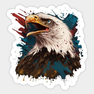 The Bald Eagle Pop Culture Sticker